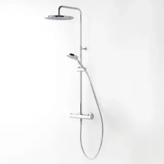 NOKEN TEC ROUND MIXER Душевая стойка с однорычажным смесителем, хром