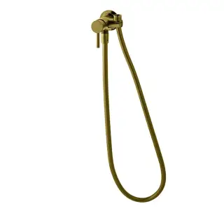 NOKEN Внешняя часть смесителя для гигиенического душа, шланг 125 см, 8,6 л/мин, браш. золото