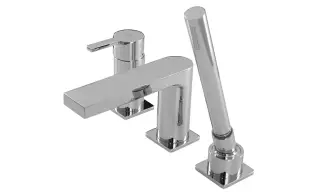 NOKEN URBAN Внешняя часть смесителя на борт ванны, хром