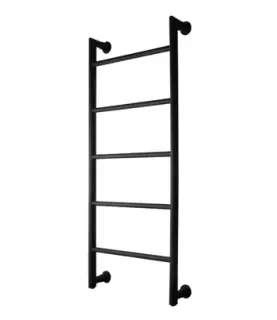 NOKEN ROUND (EL1) Полотенцесушитель (электрика с резистором), 560хH1200 мм, черный