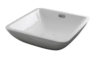 NOKEN FORMA SQUARE Раковина настольная 40x40 см, с переливом, без креплений, белый