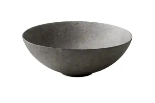 NOKEN SLENDER Раковина на столешницу Ø40 см, БЕЗ перелива, с ДК, deep concrete