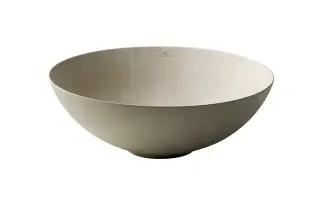 NOKEN SLENDER Раковина на столешницу Ø40 см, БЕЗ перелива, с ДК, marfil stone