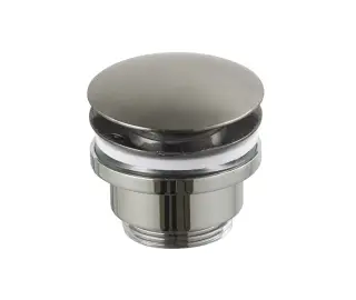 NOKEN Донный клапан (clicker) универсальный 0-75 мм, браш. титан