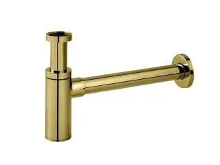 NOKEN ROUND Сифон в виде бутылки для раковины, браш. золото