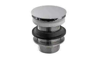 NOKEN Донный клапан незапираемый, без перелива, хром