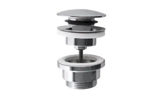 NOKEN Донный клапан (clicker) универсальный 0-70 мм, хром