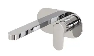 NOKEN HOTELS Внешняя часть, встроенного смесителя для раковины с керамическим картриджем 35 мм, хром