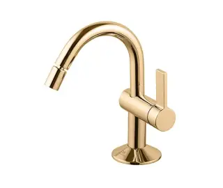 NOKEN LIGNAGE Смеситель для биде, без ДК, 5 л/мин, браш. золото