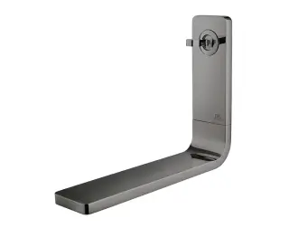 NOKEN LOUNGE Однорычажный смеситель каскадный, настенный, без донного клапана, 5,1 л/мин, титан