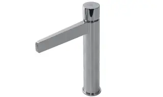 NOKEN PURE LINE Высокий однорычажный смеситель для раковины, без ДК, 5 л/мин, хром