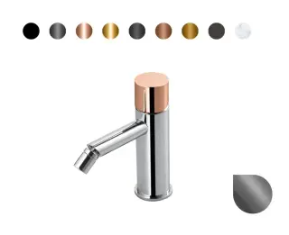 NOKEN ROUND CUSTOM Смеситель для биде H152 мм, 3/8”, 5 л/мин, без ДК, браш. титан/colors.