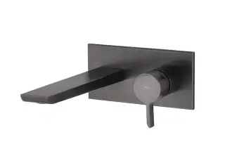 NOKEN OXO Однорычажный смеситель для раковины из стены, браш. титан