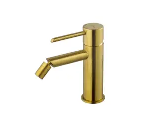 NOKEN ROUND Смеситель для биде, без ДК, 3/8”, 11,73 л/мин, браш. золото