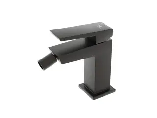 NOKEN SQUARE Однорычажный смеситель для биде, с ДК, черный матовый