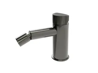 NOKEN TONO Однорычажный смеситель для биде, ребристая ручка, без ДК, 5.68 л/мин, титан