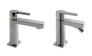 NOKEN URBAN Комплект смесителеей для биде и раковины, хром