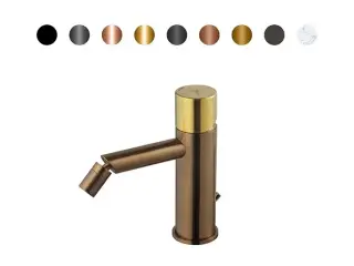 NOKEN ROUND CUSTOM Смеситель для биде, 5 л/мин, с ДК, браш. медь/colors.