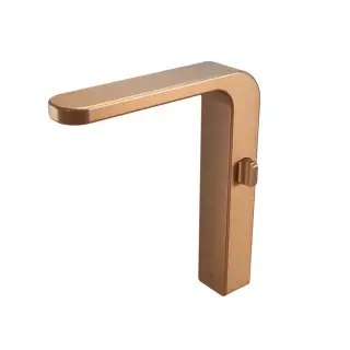 NOKEN LOUNGE FLUID Прогрессивный смеситель высокий для раковины, с аэратором “plus”, брашир.медь