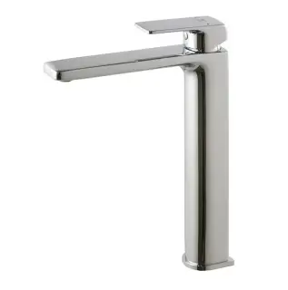 NOKEN CONCEPT N Однорычажный смеситель для раковины с высоким изливом, 5 л/мин, БЕЗ ДК, хром