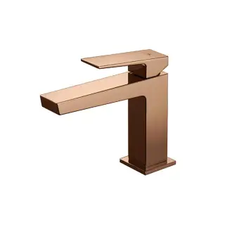 NOKEN SQUARE Однорычажный смеситель для раковины, без ДК, медь