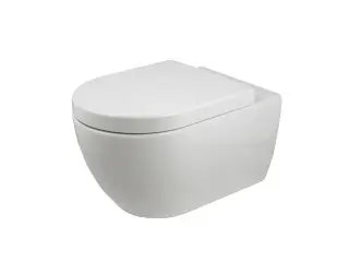 NOKEN ARQUITECT Унитаз подвесной rimless, с креплениями, 540х360 мм, белый