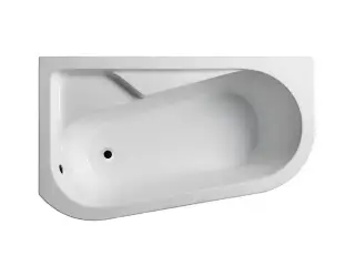 NOKEN MINIMAL OFFSET Ванна без гидромассажа на каркасе с панелью, DX, 150х75 см, белый