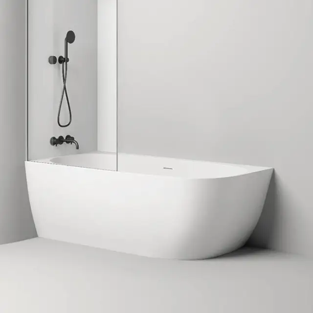 Salini Sofia Corner Left Ванна угловая 170х85х59см., Sx, с дон кл &quot;Up&Down&quot;, сифон, слив-пер, материал: S-Stone, цвет: белый матовый