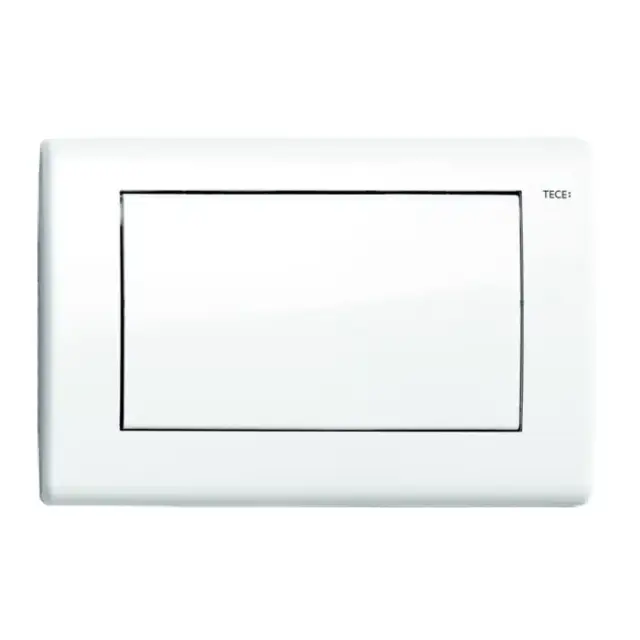 TECEplanus Панель смыва, 1 клавиша, белая глянцевая