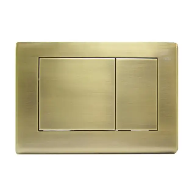 TECEplanus Панель смыва, 2 клавиши, состаренная латунь