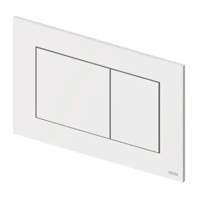 TECEnow Панель смыва с антибактериальным покрытием, белый глянцевый