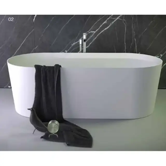 KNIEF Pearl Ванна отдельностоящая овальная 172x81x50см со сливом, цвет: белый матовый