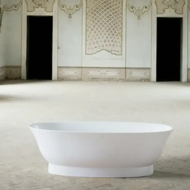 Laufen New Classic Ванна 190x90x58см, отдельностоящая, овальная, материал: Sentec, цвет: белый