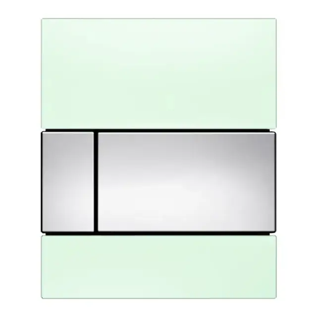 TECE TECEsquare Urinal Панель смыва для писсуара, цвет: зеленое стекло/хром глянцевый