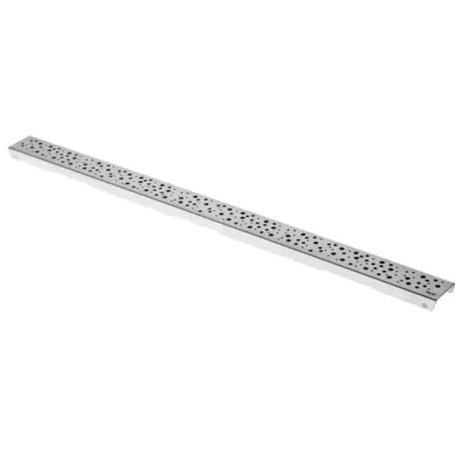 TECEdrainlinе Решетка &quot;drops&quot;, 1500 мм, цвет: сталь, матовая