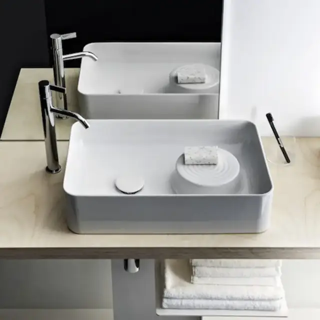 Laufen VAL Раковина-чаша 55х36х12.5 см, без отв., цвет: белый
