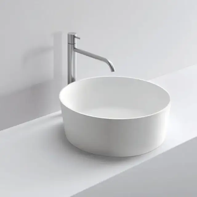 NOORTH milldue edition Раковина 45x15 см, без отв., накладная, цвет: белый