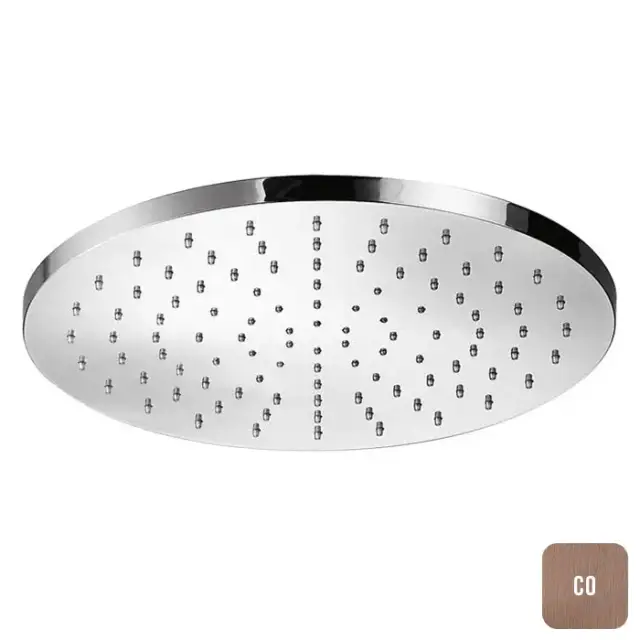 Almar Round Верхний душ круглый, 30см, латунь, цвет: Copper Brushed PVD