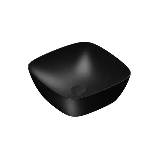 Catalano Alvea Раковина 40x40см накладная, без отв., цвет: черный матовый