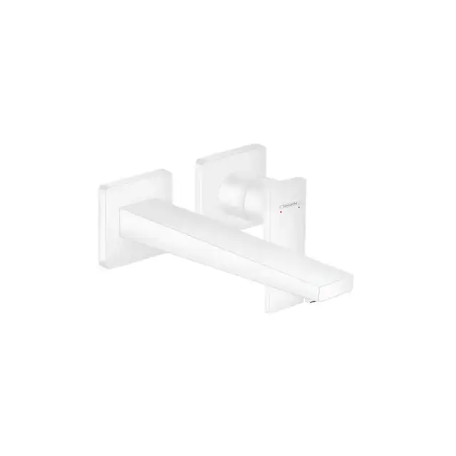 Hansgrohe Metropol Встраиваемый смеситель для раковины, излив 225мм, внешняя часть, цвет: белый матовый