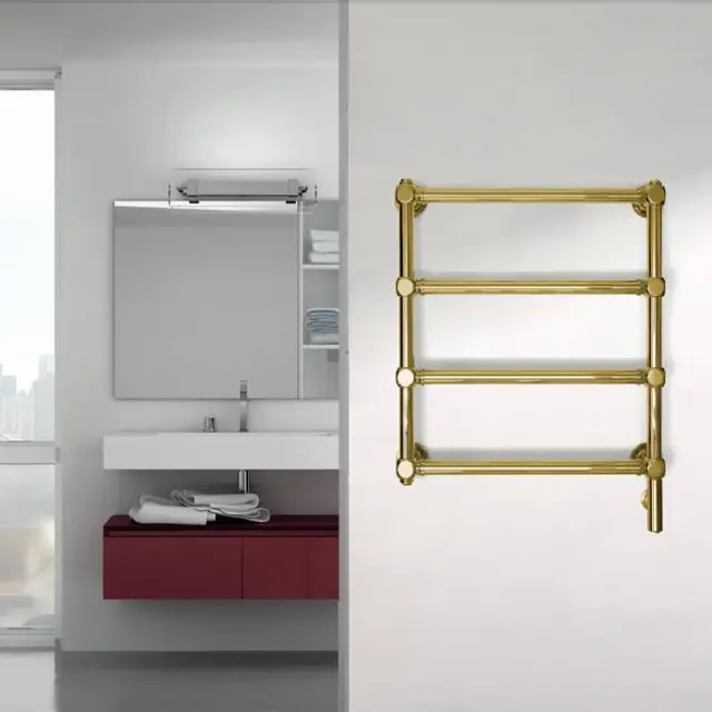 Irsap Minuete Полотенцесушитель электрический 54х59.6х6см, цвет: золото