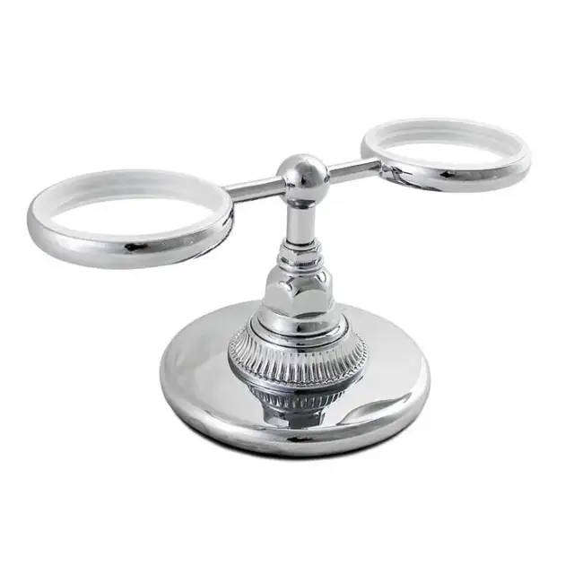 Nicolazzi Impero Держатель для стакана и мыльницы, настольный, цвет: хром (без керамики)