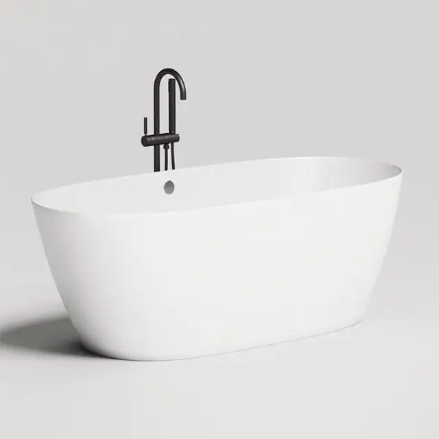 Salini Sofia Light Ванна отдельностоящая 165х75х60см, с отверстием перелива, материал: S-Sense, цвет: белый глянцевый