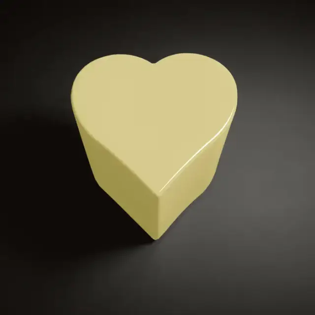 Kerasan Artwork Столик декоративный на стальной основе &quot;CUORI&quot;, 50х50х41 см, напольный, цвет: золото