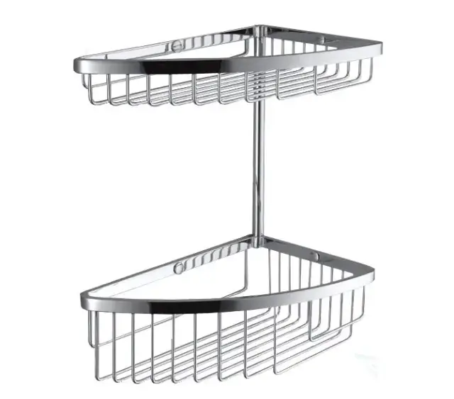 Colombo Angolari двойная полка, цвет: хром