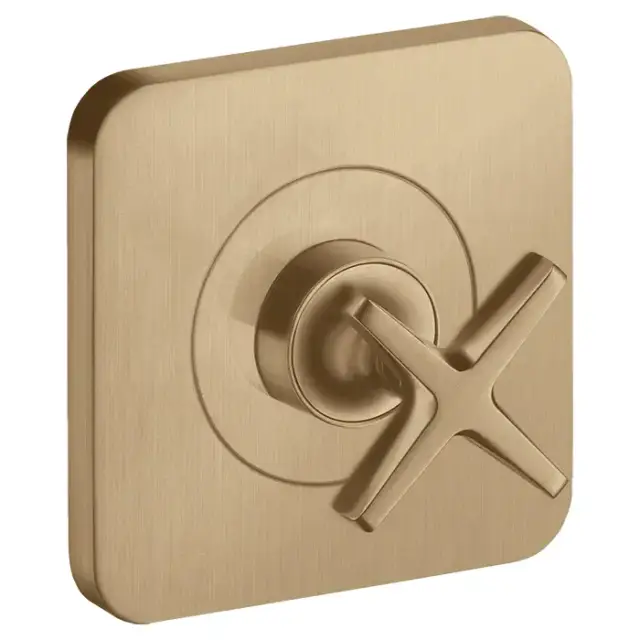 Axor Citterio E Запорный вентиль, встраиваемый, ½’ или ¾ (внешняя часть) цвет: шлифованная бронза