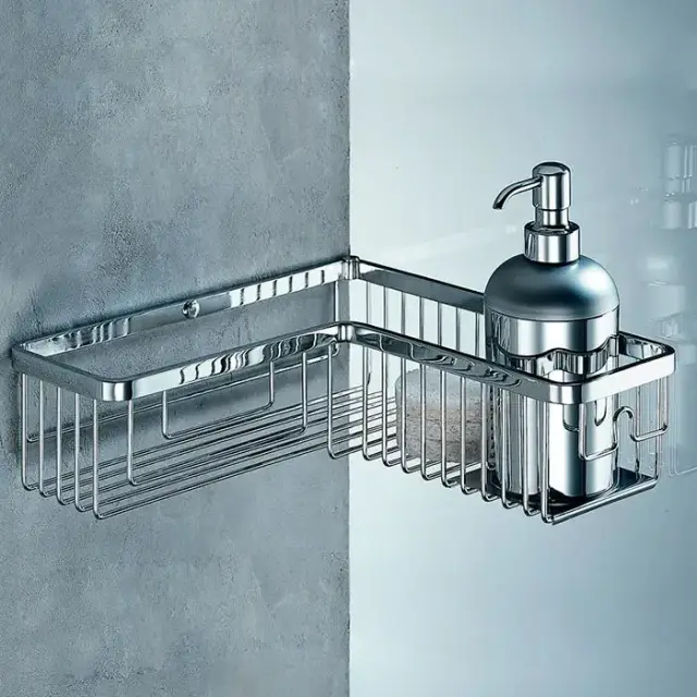 Colombo Angolari Угловая полочка, цвет: хром