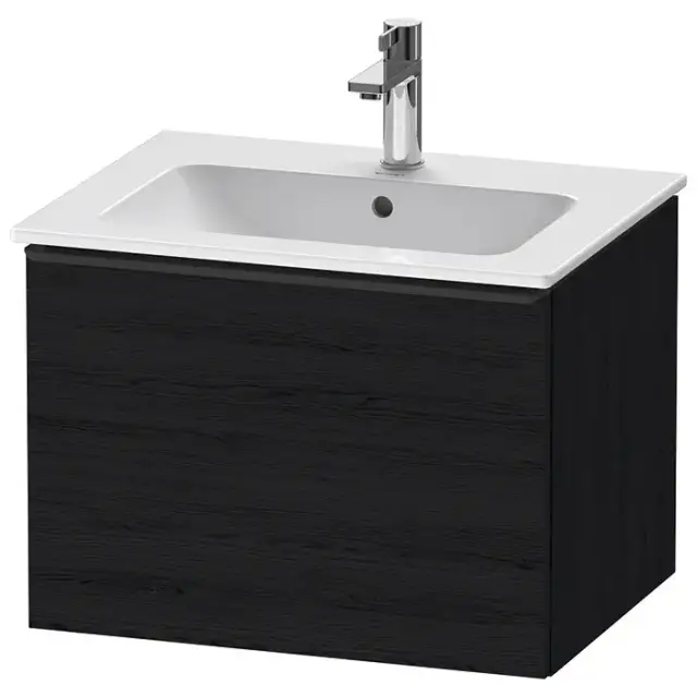Duravit D-Neo Тумбочка подвесная 101х46.2x62.5см., раковина, 1 ящик цвет: Black Oak