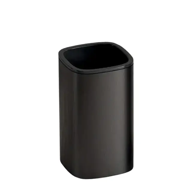 Colombo Trenta Стакан настольный, цвет: PVD графит матовый