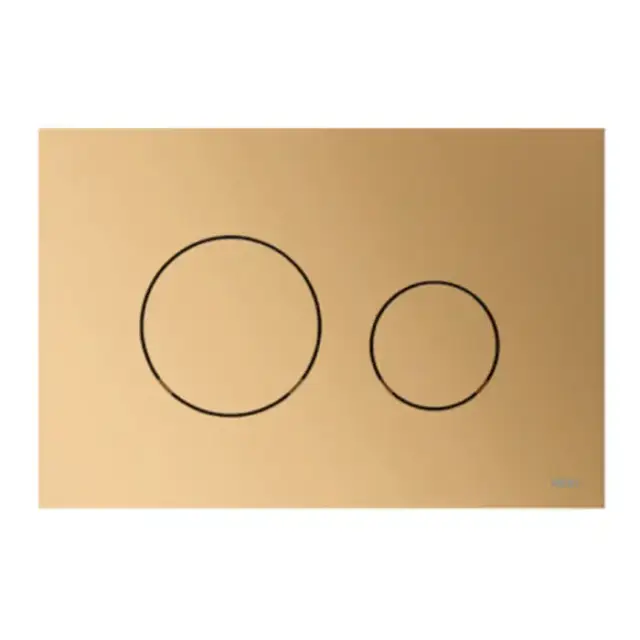 TECEloop Клавиша смыва унитаза для системы двойного смыва, цвет: латунь металлик